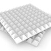 Pack 20 U Panel Acústico Pirámide Premium Ignifugo 600x600x50 Mm
